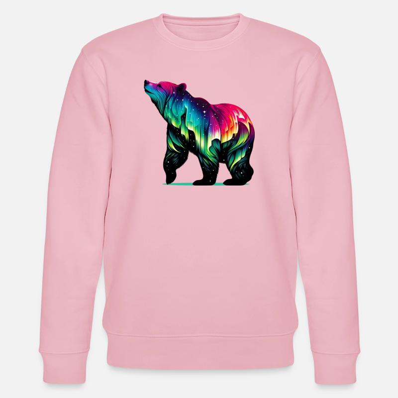 Bär - Stanley/Stella Unisex Bio-Sweatshirt CHANGER  - Hellrosa
