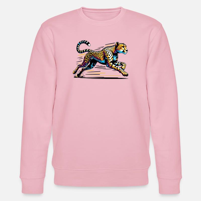 Gepard - Stanley/Stella Unisex Bio-Sweatshirt CHANGER  - Hellrosa