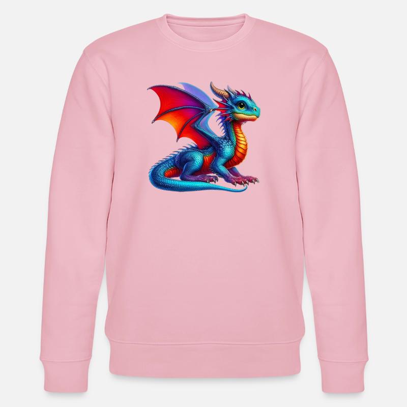 Dragon - Sweat bio CHANGER Stanley/Stella Unisexe - rose pâle