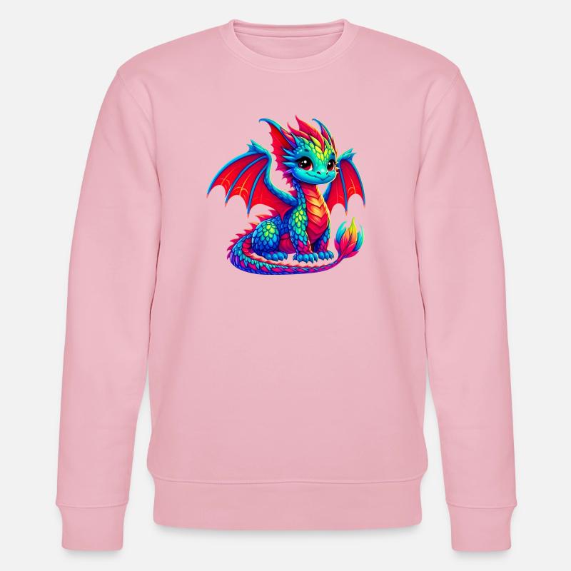 Dragon - Sweat bio CHANGER Stanley/Stella Unisexe - rose pâle