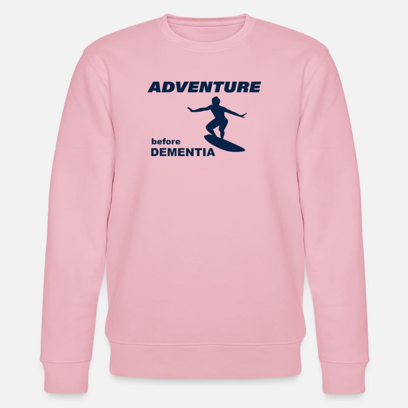 SURF ADVENTURE - Stanley/Stella Unisex Bio-Sweatshirt CHANGER  - Hellrosa