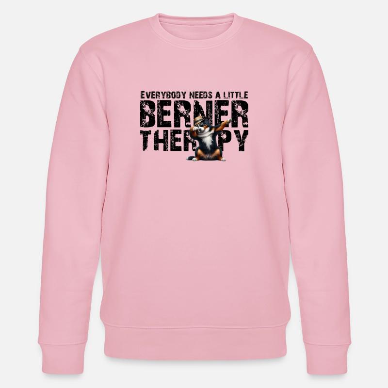 Bouvier bernois - Sweat bio CHANGER Stanley/Stella Unisexe - rose pâle