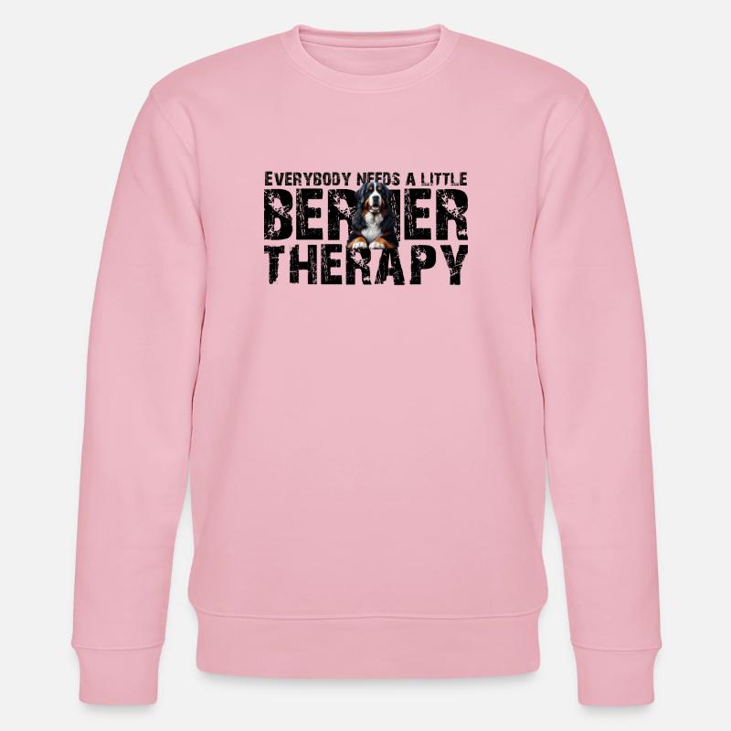 Berner Sennenhund - Stanley/Stella Unisex Bio-Sweatshirt CHANGER  - Hellrosa