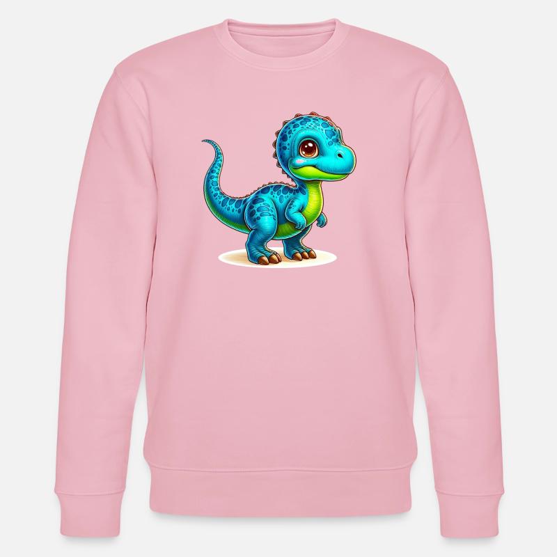 Dinosaure - Sweat bio CHANGER Stanley/Stella Unisexe - rose pâle