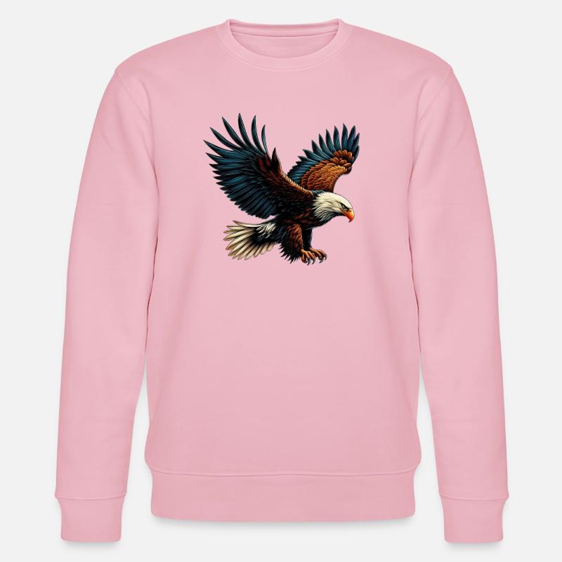 Adler - Stanley/Stella Unisex Bio-Sweatshirt CHANGER  - Hellrosa