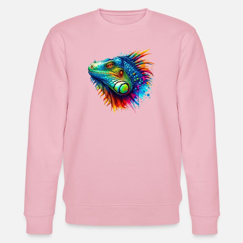 Leguan - Stanley/Stella Unisex Bio-Sweatshirt CHANGER  - Hellrosa