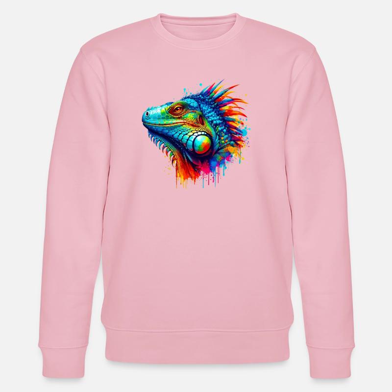 Leguan - Stanley/Stella Unisex Bio-Sweatshirt CHANGER  - Hellrosa