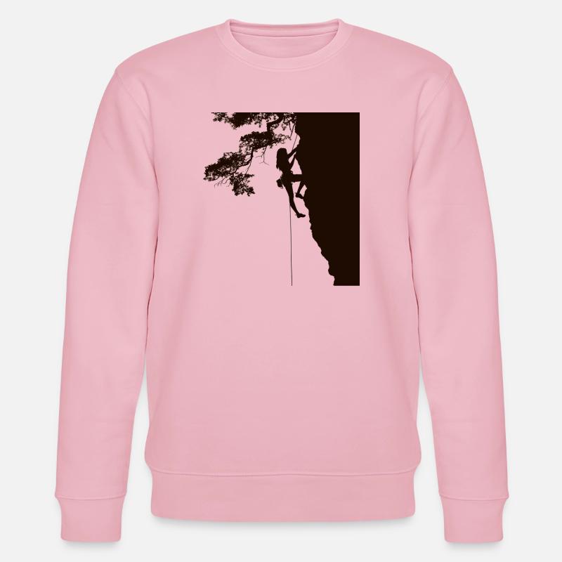 EXTREMSPORT KLETTERN MOUNTAIN CLIMBER 44 - Stanley/Stella Unisex Bio-Sweatshirt CHANGER  - Hellrosa