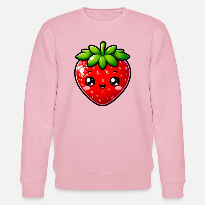 Erdbeeren Erdbeeren - Stanley/Stella Unisex Bio-Sweatshirt CHANGER  - Hellrosa
