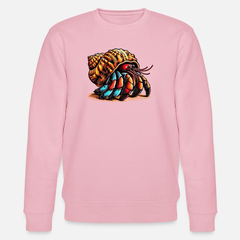 Einsiedlerkrebs - Stanley/Stella Unisex Bio-Sweatshirt CHANGER - Hellrosa
