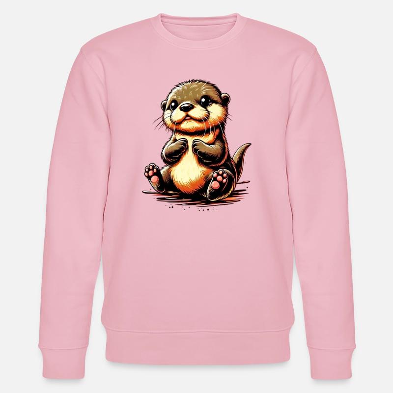 Utter - Ekologisk sweatshirt CHANGER unisex från Stanley/Stella - ljusrosa