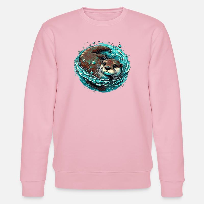 Otter - Stanley/Stella Unisex Bio-Sweatshirt CHANGER  - Hellrosa