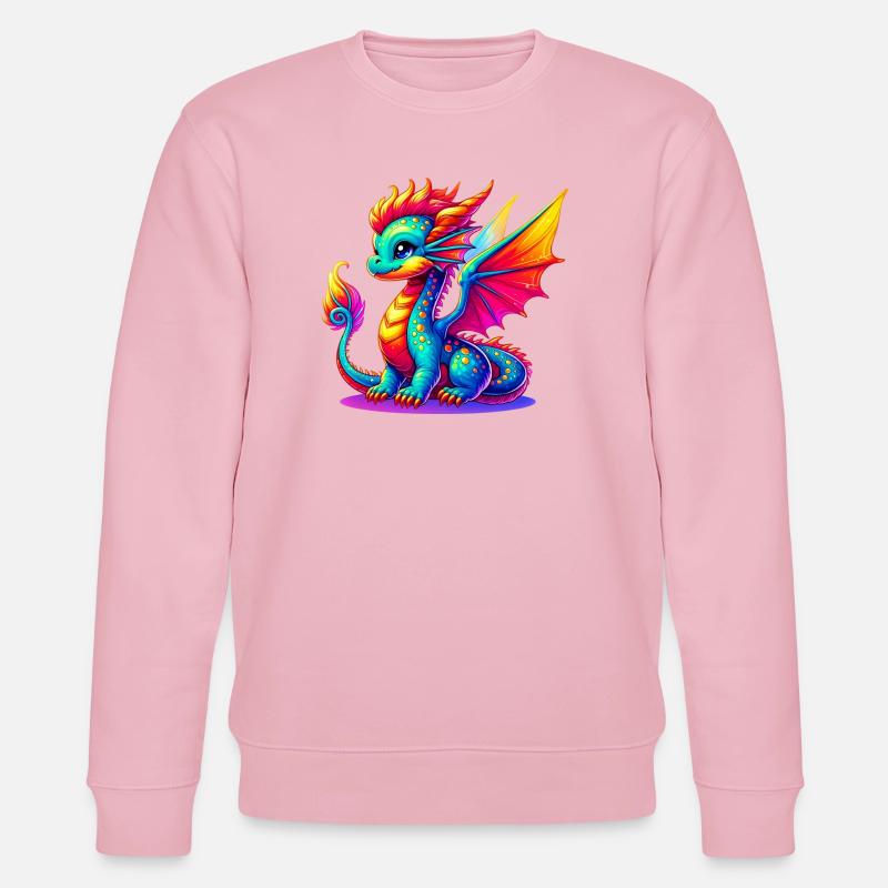 Dragon - Sweat bio CHANGER Stanley/Stella Unisexe - rose pâle