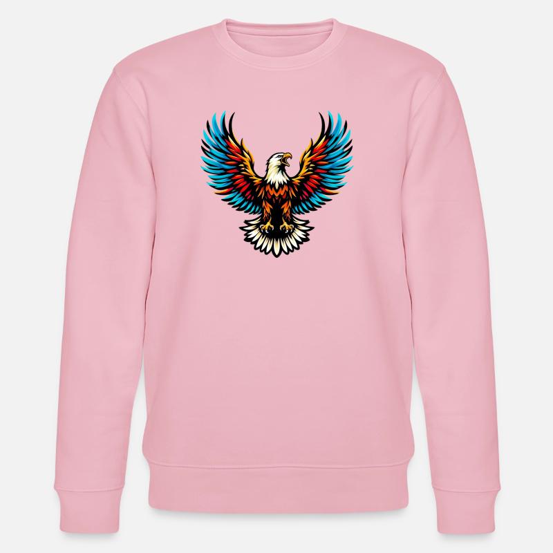 Adler - Stanley/Stella Unisex Bio-Sweatshirt CHANGER  - Hellrosa