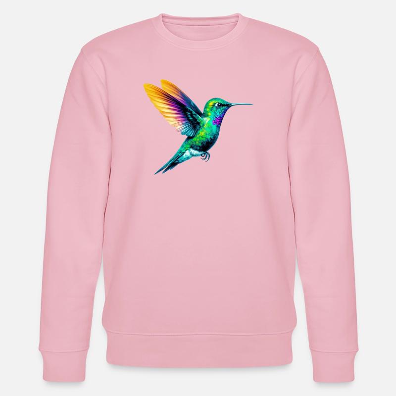 Kolibri - Stanley/Stella Unisex Bio-Sweatshirt CHANGER  - Hellrosa
