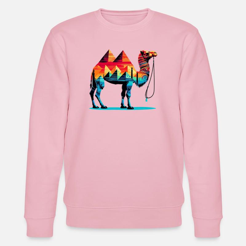 Kamel - Stanley/Stella Unisex Bio-Sweatshirt CHANGER  - Hellrosa