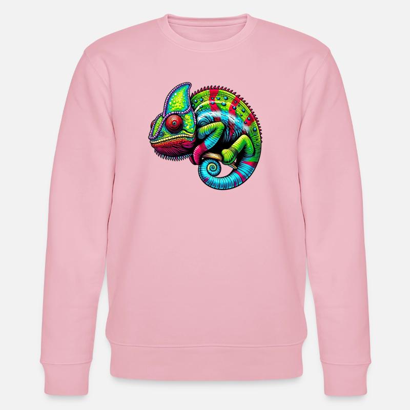 Chamäleon - Stanley/Stella Unisex Bio-Sweatshirt CHANGER  - Hellrosa