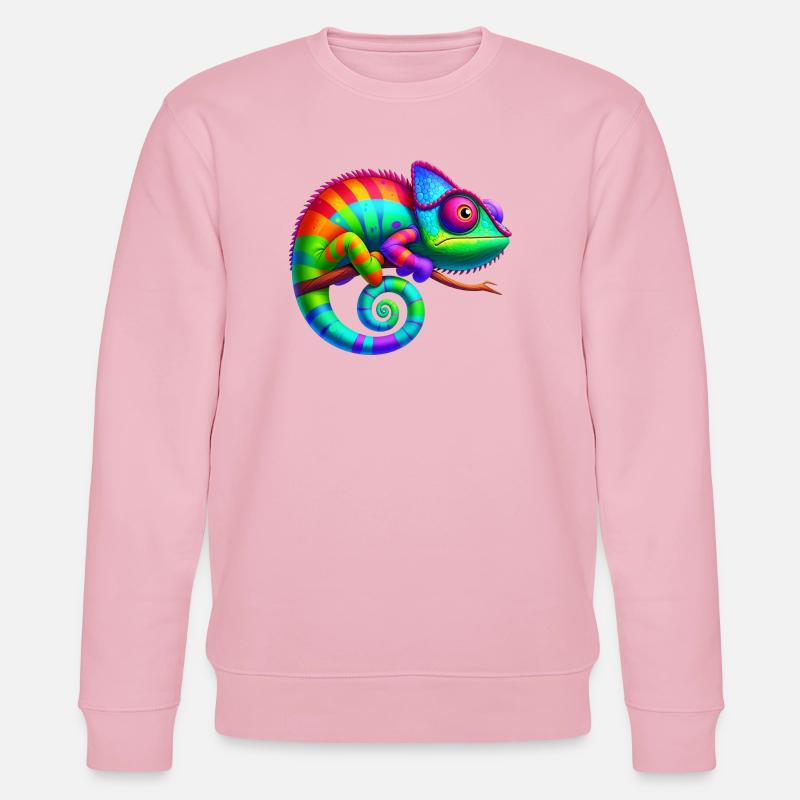 Chamäleon - Stanley/Stella Unisex Bio-Sweatshirt CHANGER  - Hellrosa