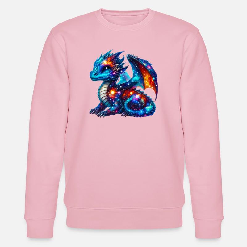 Drache - Stanley/Stella Unisex Bio-Sweatshirt CHANGER - Hellrosa