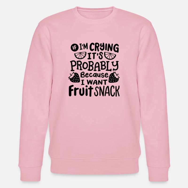 Fruchtsnacks - Stanley/Stella Unisex Bio-Sweatshirt CHANGER  - Hellrosa