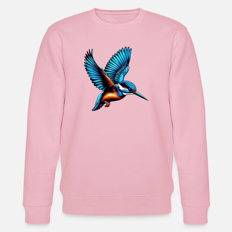 Eisvogel - Stanley/Stella Unisex Bio-Sweatshirt CHANGER  - Hellrosa