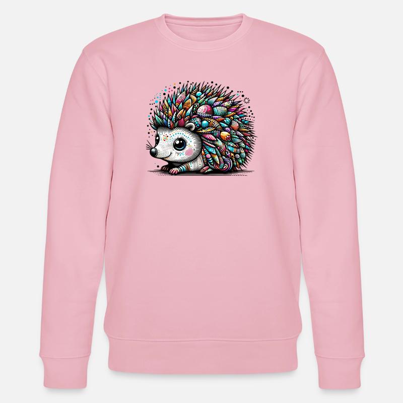 Igel - Stanley/Stella Unisex Bio-Sweatshirt CHANGER  - Hellrosa