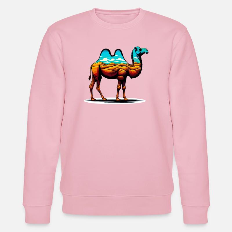 Kamel - Stanley/Stella Unisex Bio-Sweatshirt CHANGER  - Hellrosa