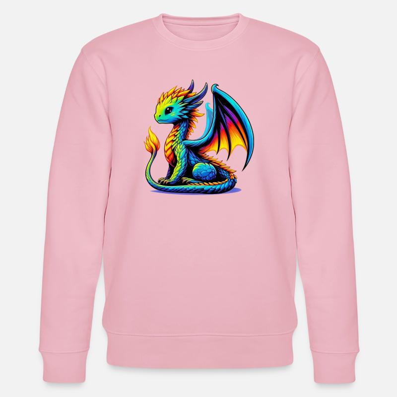 Dragon - Sweat bio CHANGER Stanley/Stella Unisexe - rose pâle