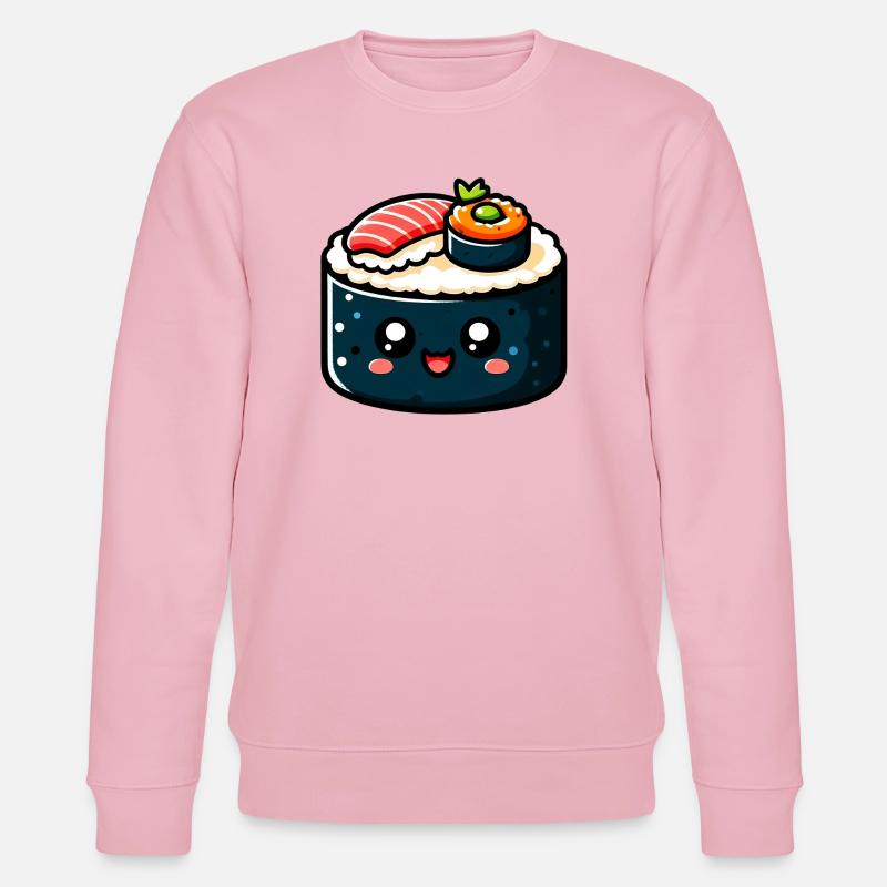 Sushi - Stanley/Stella Unisex Bio-Sweatshirt CHANGER  - Hellrosa