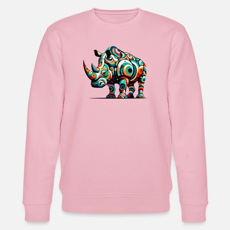 Nashorn - Stanley/Stella Unisex Bio-Sweatshirt CHANGER  - Hellrosa