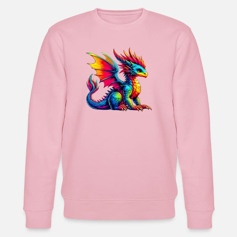 Dragon - Sweat bio CHANGER Stanley/Stella Unisexe - rose pâle
