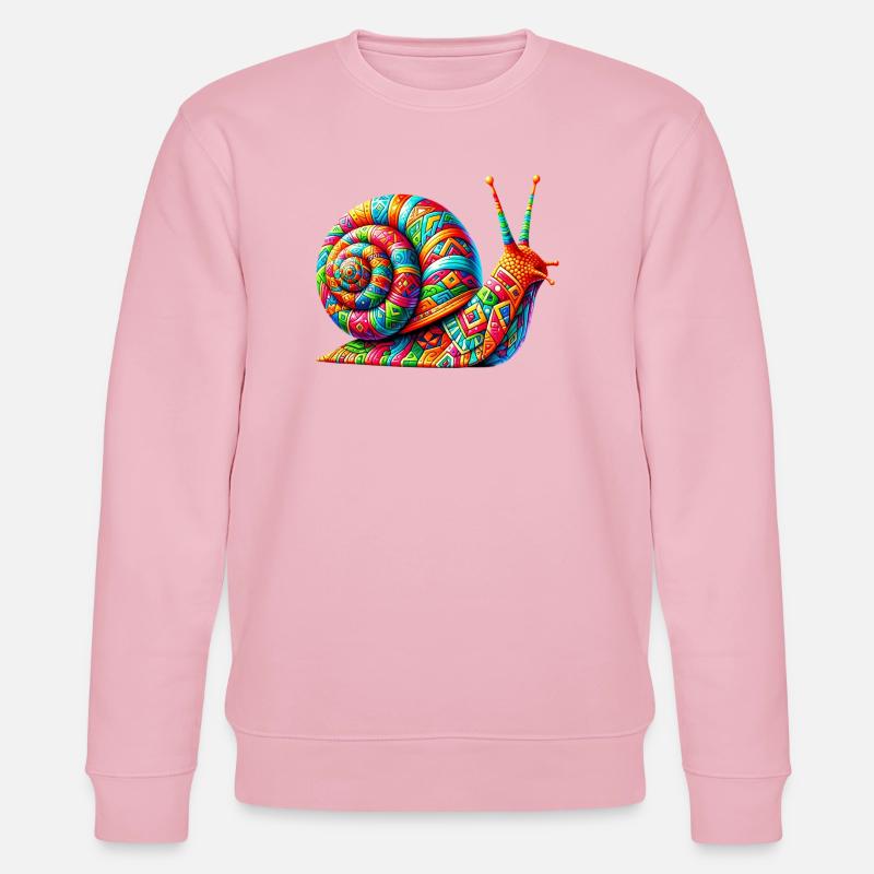Snail - Stanley/Stella CHANGER Unisex Organic Sweatshirt - cotton pink