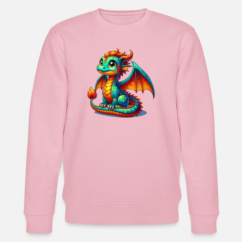 Dragon - Sweat bio CHANGER Stanley/Stella Unisexe - rose pâle