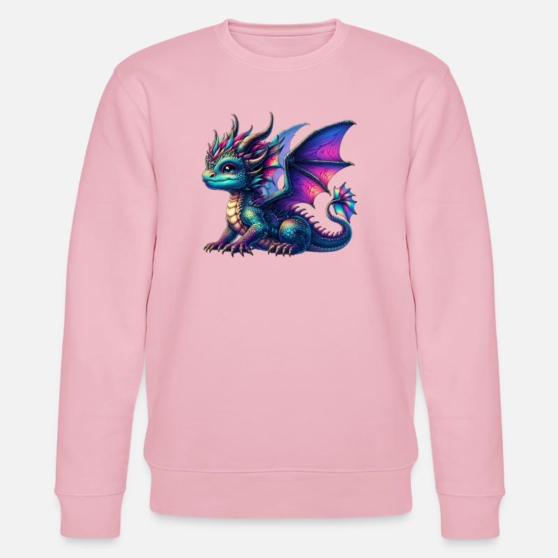Dragon - Sweat bio CHANGER Stanley/Stella Unisexe - rose pâle