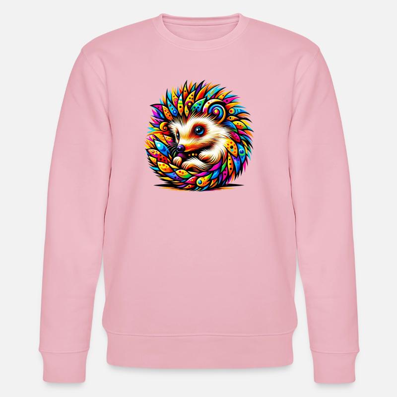 Hérisson - Sweat bio CHANGER Stanley/Stella Unisexe - rose pâle