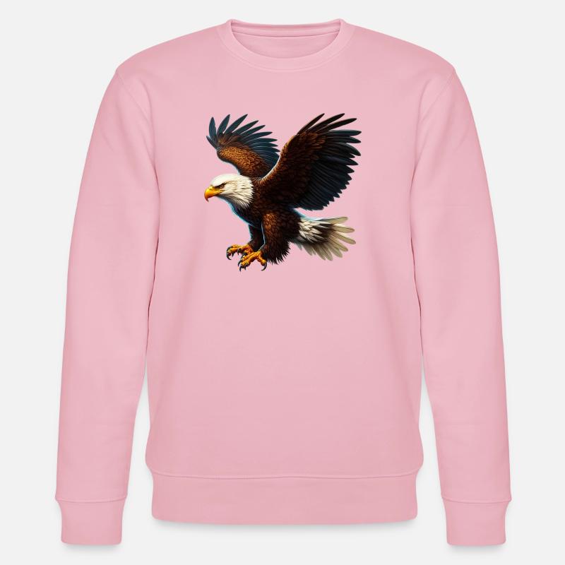 Eagle - Stanley/Stella CHANGER Unisex Organic Sweatshirt - cotton pink