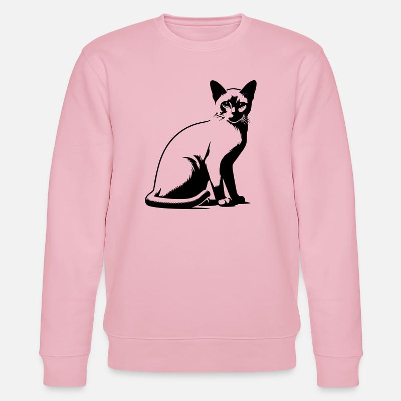 Burmakatze - Stanley/Stella Unisex Bio-Sweatshirt CHANGER  - Hellrosa