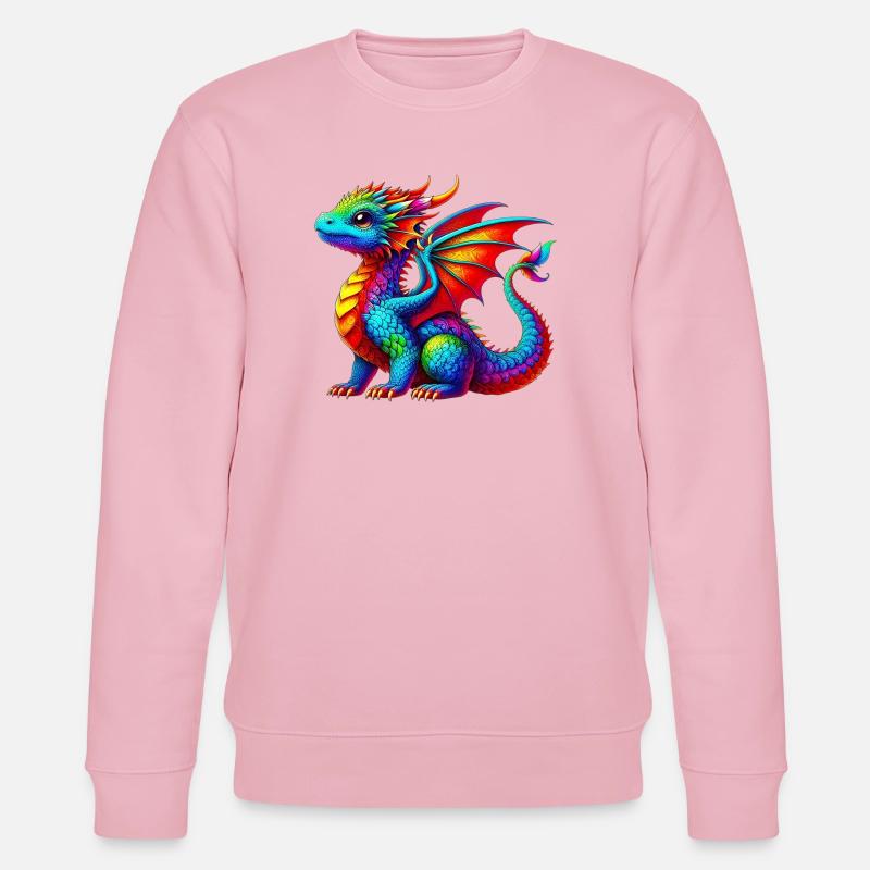 Dragon - Sweat bio CHANGER Stanley/Stella Unisexe - rose pâle