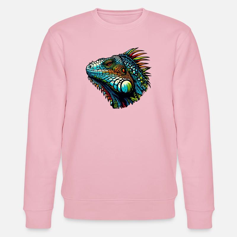 Leguan - Stanley/Stella Unisex Bio-Sweatshirt CHANGER  - Hellrosa