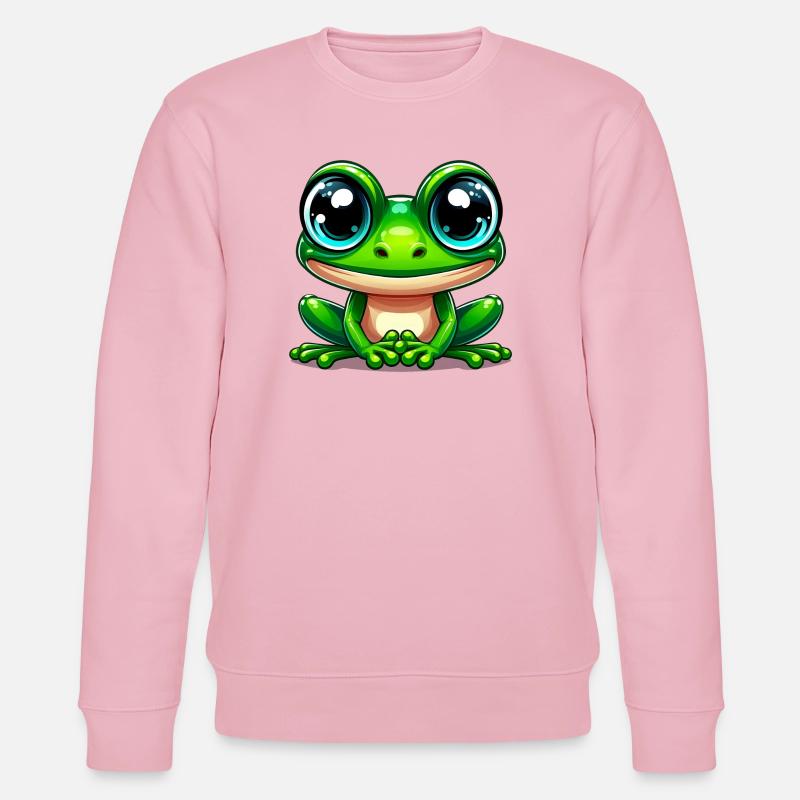 Frosch - Stanley/Stella Unisex Bio-Sweatshirt CHANGER  - Hellrosa