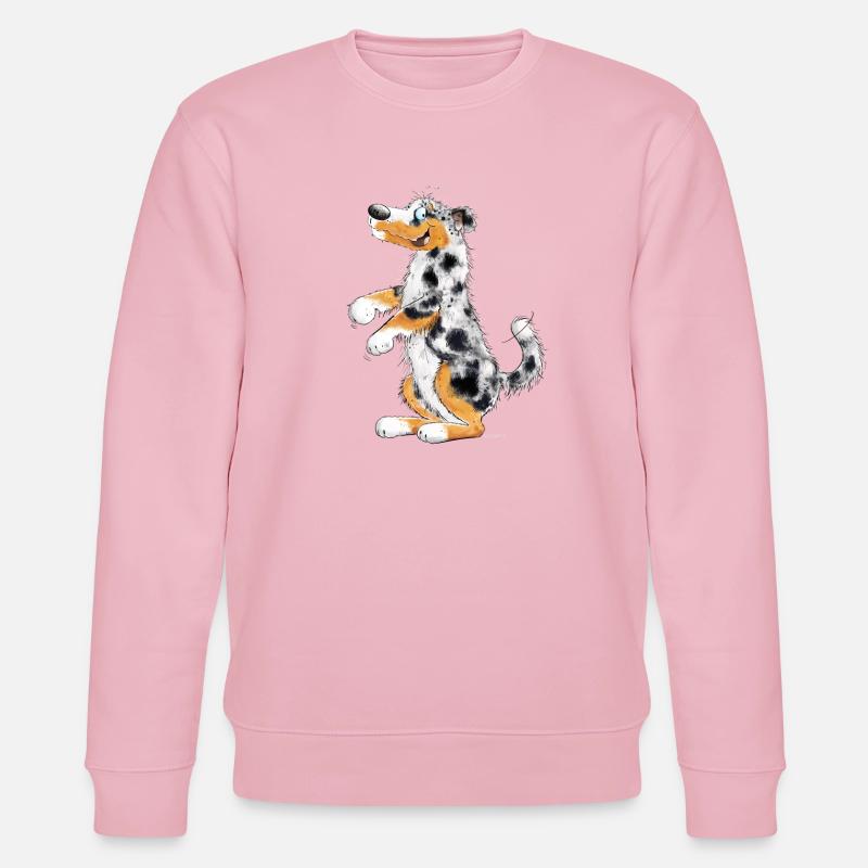 Funny Australian Shepherd - Stanley/Stella Unisex Bio-Sweatshirt CHANGER  - Hellrosa