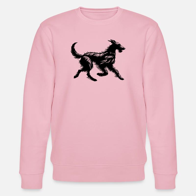 Scottish Deerhound - Stanley/Stella Unisex Bio-Sweatshirt CHANGER  - Hellrosa