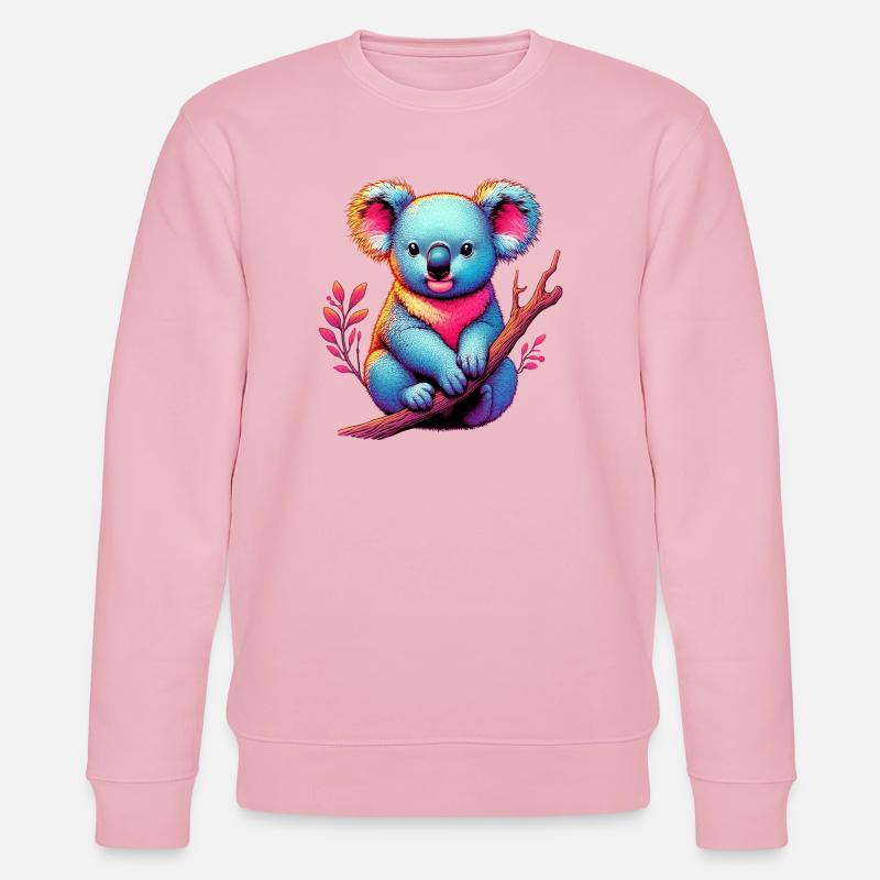 Koala - Stanley/Stella Unisex Bio-Sweatshirt CHANGER  - Hellrosa