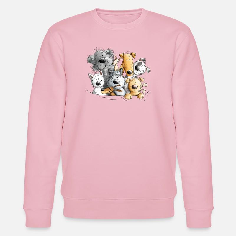 Pack chien caca de chien - Sweat bio CHANGER Stanley/Stella Unisexe - rose pâle