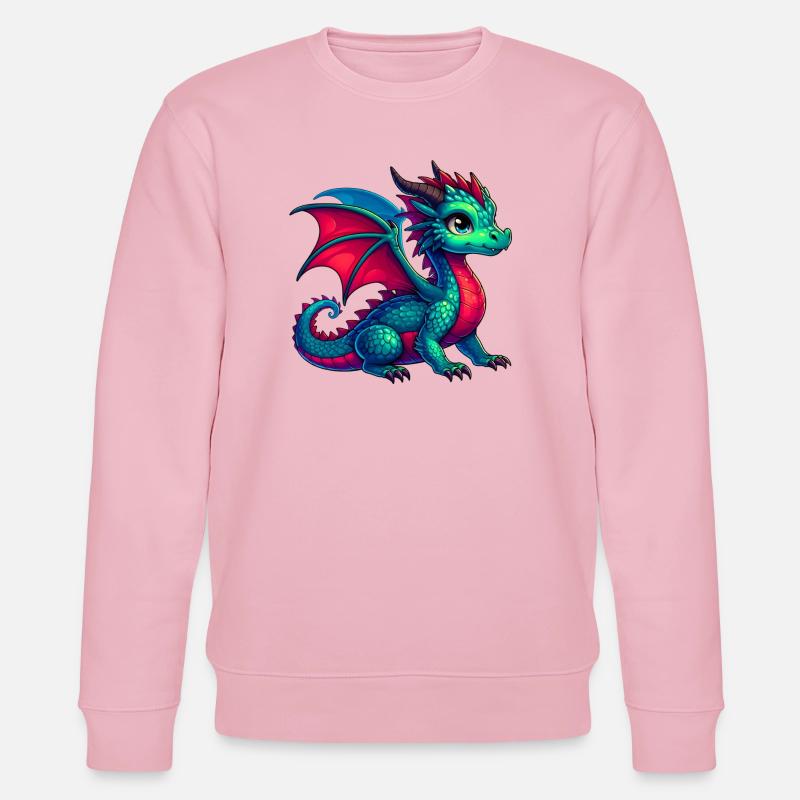 Dragon - Sweat bio CHANGER Stanley/Stella Unisexe - rose pâle