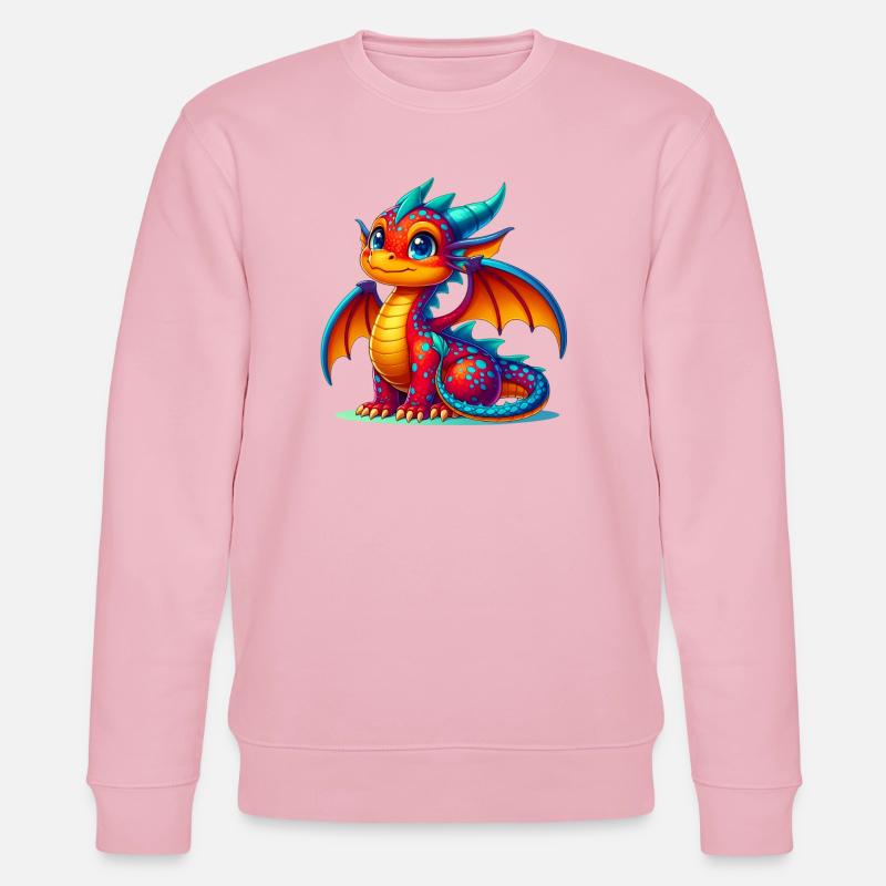 Dragon - Sweat bio CHANGER Stanley/Stella Unisexe - rose pâle