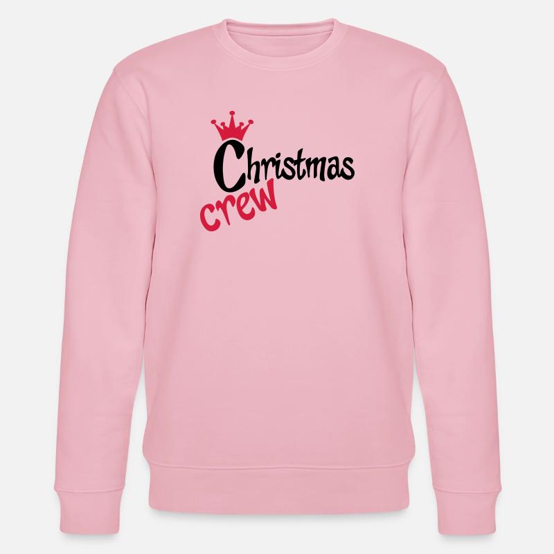 Weihnachten - Stanley/Stella Unisex Bio-Sweatshirt CHANGER  - Hellrosa