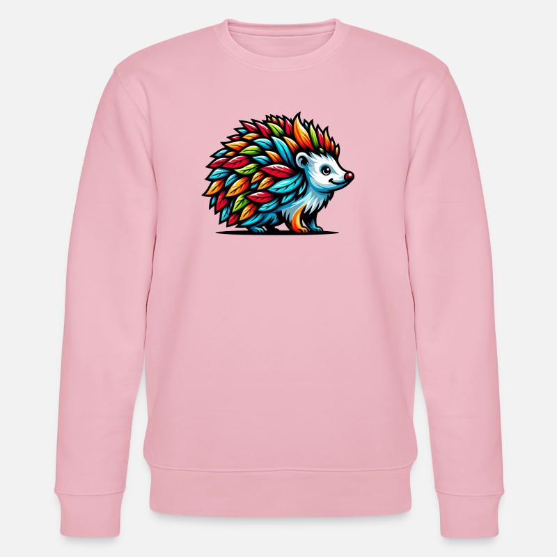 Hérisson - Sweat bio CHANGER Stanley/Stella Unisexe - rose pâle