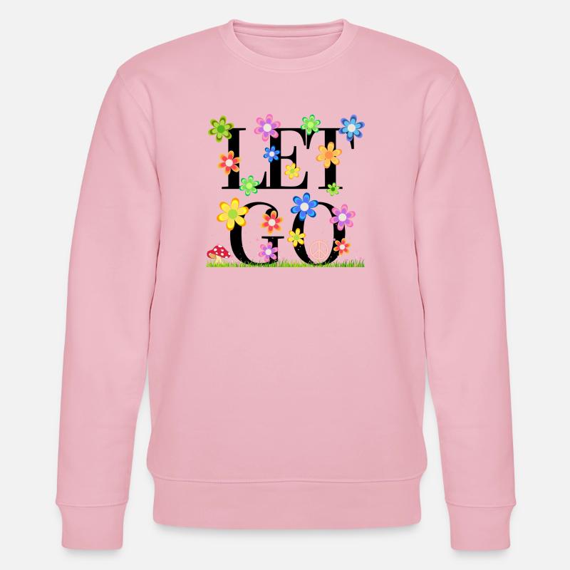 Gehenlassend - Stanley/Stella Unisex Bio-Sweatshirt CHANGER  - Hellrosa
