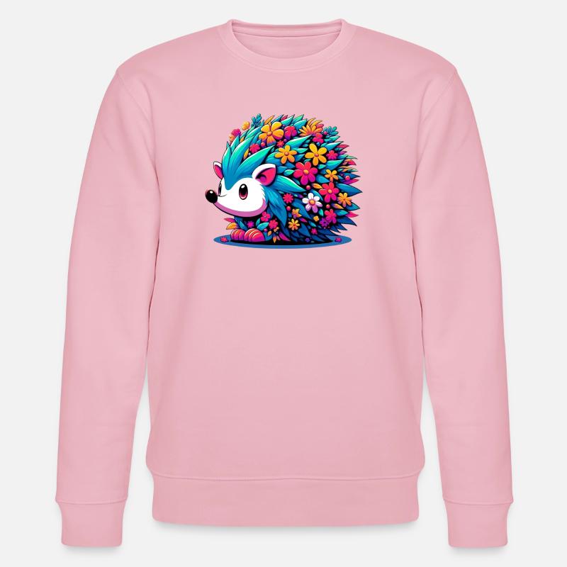 Igel - Stanley/Stella Unisex Bio-Sweatshirt CHANGER  - Hellrosa